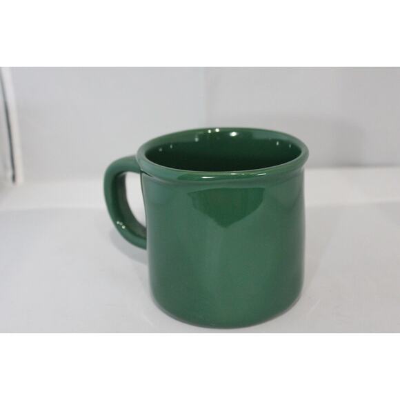 Rae Dunn Artisan Collection Magenta ELF Coffee Mug Cup Christmas Green & White - Picture 4 of 4